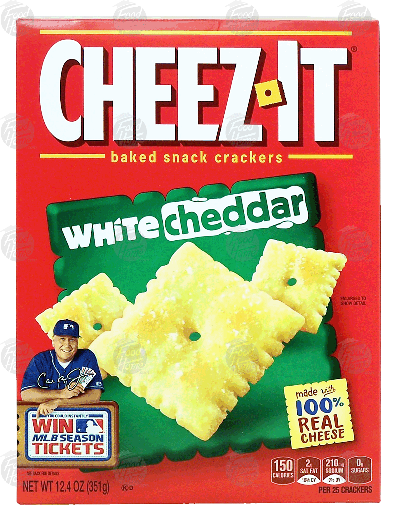 Sunshine Cheez-It white cheddar flavor baked snack crackers Full-Size Picture